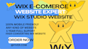 do wix ecommerce website duplicate wix studio maintenance and online store
