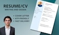 write and design a professional resume