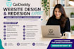 develop godaddy website design godaddy website redesign godaddy website design