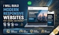 develop a professional bussiness website with frontend and beckend