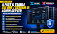 build a fast and stable xui one, xtream ui admin server with API integration