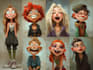 draw big head cartoon caricature in 24 hours