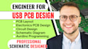 expertly do pcb design schematic pcb layout electronics usb hub circuit design