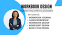 workbook design, workbok journal, canva workbook, worksheet design