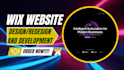redesign wix website, create wix studio site and optimize wix SEO