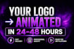 create a professional logo animation for your brand