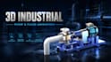 create 3d industrial mechanical and fluid simulation animation