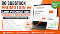 do substack promotion, link promotion, substack newsletter, substack subscribers