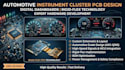 do automotive instrument cluster pcb, digital cluster with rigid flex technology