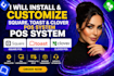install and customize square, toast, or clover pos system