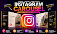 design instagram carousel, carousel ads, and carousel post