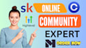 setup skool online community setup skool community course skool community setup