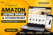 create amazon product listing images, design amazon storefront or brandfront