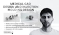 create medical cad device, injection molding design and mechanical design