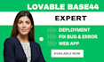 fix lovable ai lovable dev lovable website supabase base44 expert base44 web app