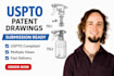 do patent drawing technical drawing patent illustration uspto utility design