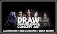 draw character design, concept art, illustration, dnd