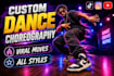 create viral dance video, choreography dance, tiktok dance, shuffle dance