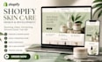design a skin care shopify store skin care website dropshipping store