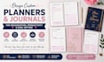 design custom planners journals for organization productivity goal setting