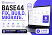 fix, build, migrate your base44 app to hostinger, bugs, deployment to playstore
