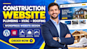 design construction, remodeling, plumbing website with wordpress