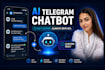 create a custom ai telegram chatbot that replies 24 7