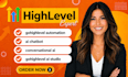 setup gohighlevel ai chatbot, conversational ai, gohighlevel ai studio ai agent