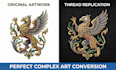 do professional custom embroidery digitizing, image logo to dst, pes, jef, vp3