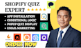 shopify quiz octane quiz kit revenuehunt recomma visual pickzen quizify quizell