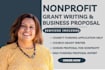 write nonprofit program grant proposal, funding plan and statement of need