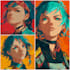 do anime character art