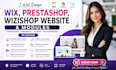 design wizishop prestashop wix design responsive website module web designers