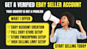 create verified ebay seller account, ebay account creation ebay store setup