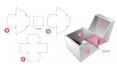 create print ready shipping box dieline for ecommerce packaging