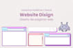 design a minimal website that communicates your message