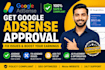 get google adsense approval fix issues setup ads txts and niche website services