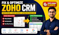 setup zoho CRM, pipeline, automation and client tracking