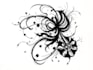 custom an abstract black tattoo design