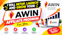 setup, launch and grow your awin affiliate program