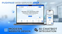 design a modern responsive website with ai chatbot integration