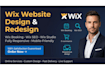 redesign wix website, wix booking, wix seo and wix glitch