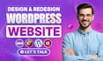 do wordpress website development, design redesign wordpress website