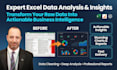 do expert data cleaning, visualization, strategic business analysis