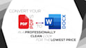 convert your pdfs to docx files at the cheapest cost