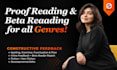 proofread, beta read your manuscript for grammar, flow with inline comments