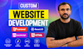 develop custom laravel web application