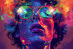 make art psychedelic, trippy, stoner with retro style