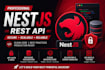 build a secure and scalable rest API using nestjs