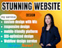 design stunning wix webflow shift4shop 3dcart squarespace  ecommerce website